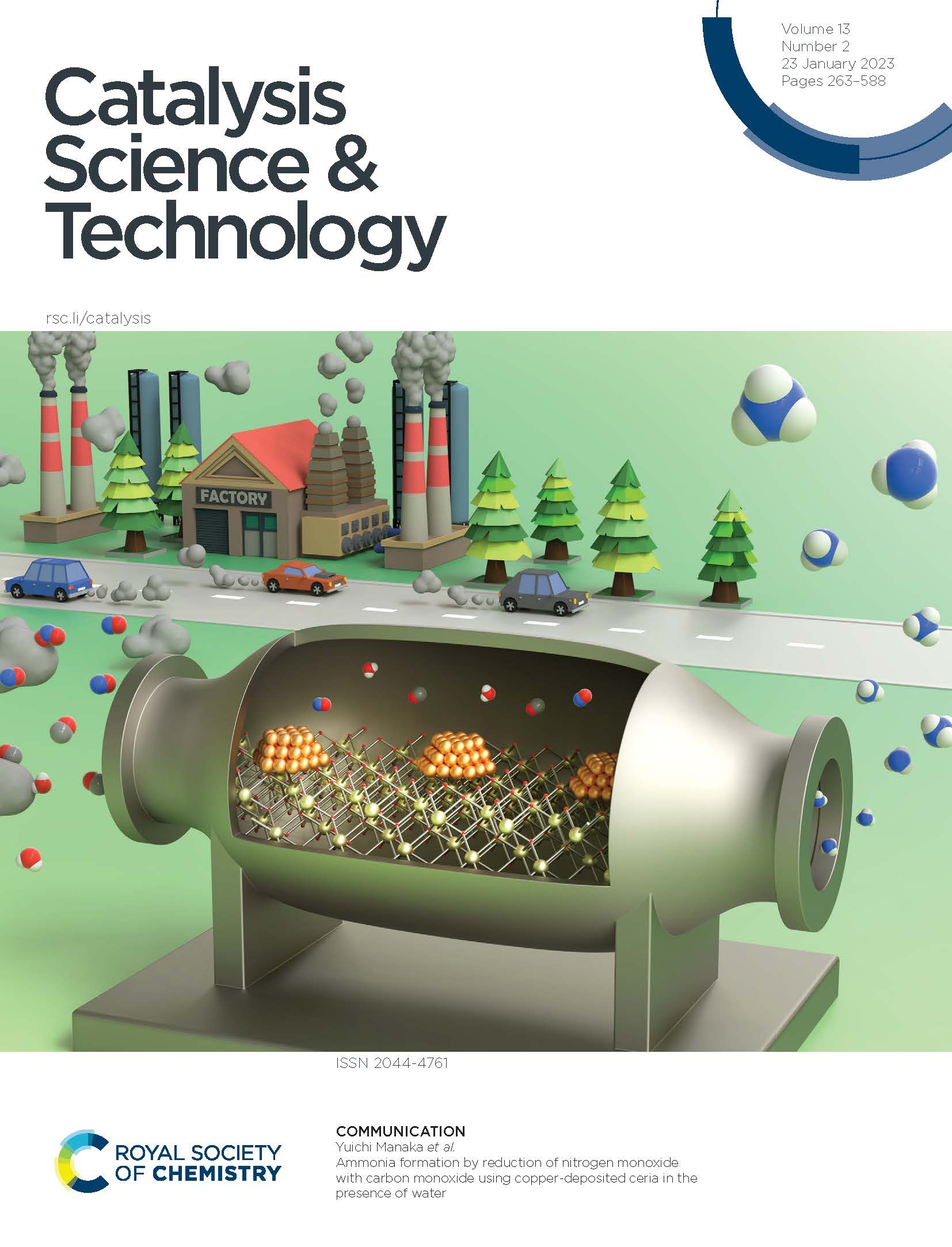 Front cover, Catalysis Science & Technology, Issue 2, 2023